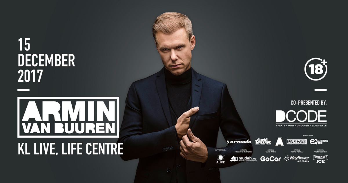ARMIN LIVE IN KL Ticket 