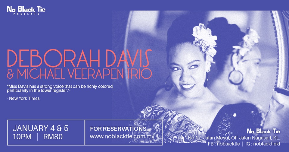 Deborah Davis & Michael Veerapen Trio Ticket 