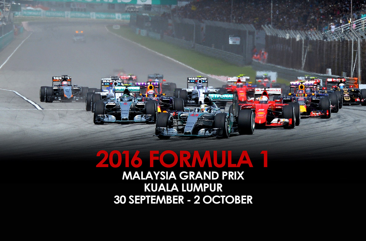 2016 FORMULA 1 PETRONAS MALAYSIA GRAND PRIX Ticket 