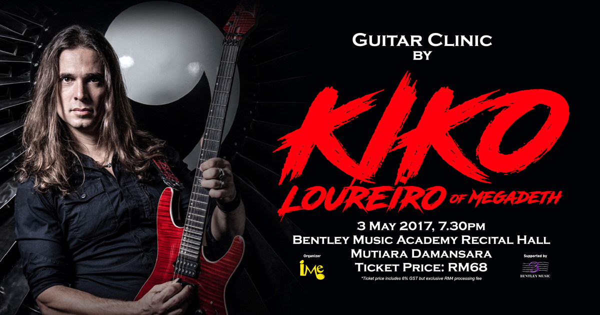 Guitar Clinic by Kiko Loureiro Ticket 