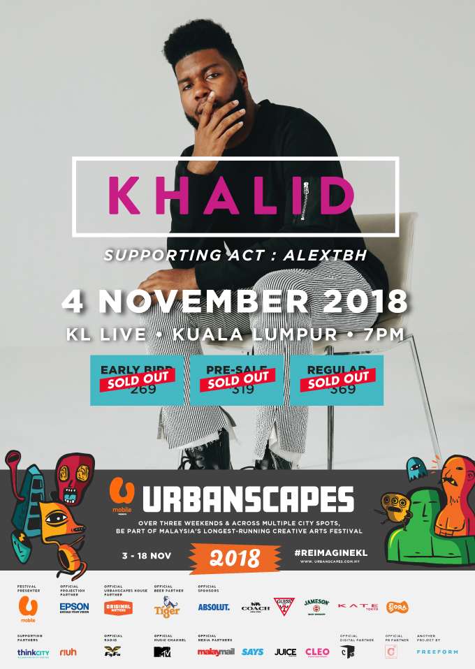 Urbanscapes 2018: Khalid Live in Malaysia