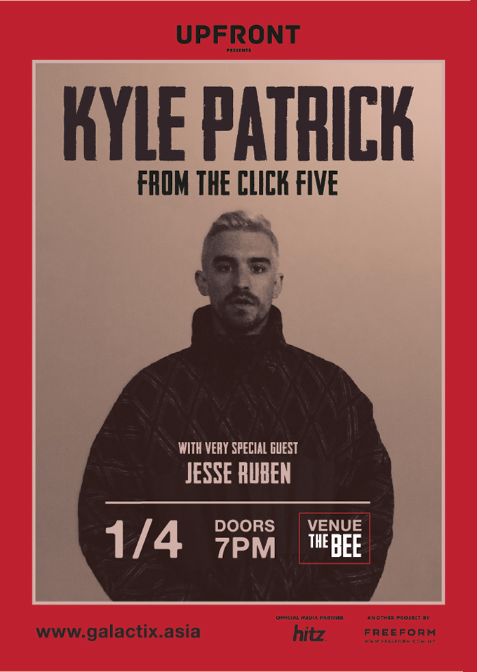 Upfront presents Kyle Patrick (The Click Five) with special guest Jesse Ruben