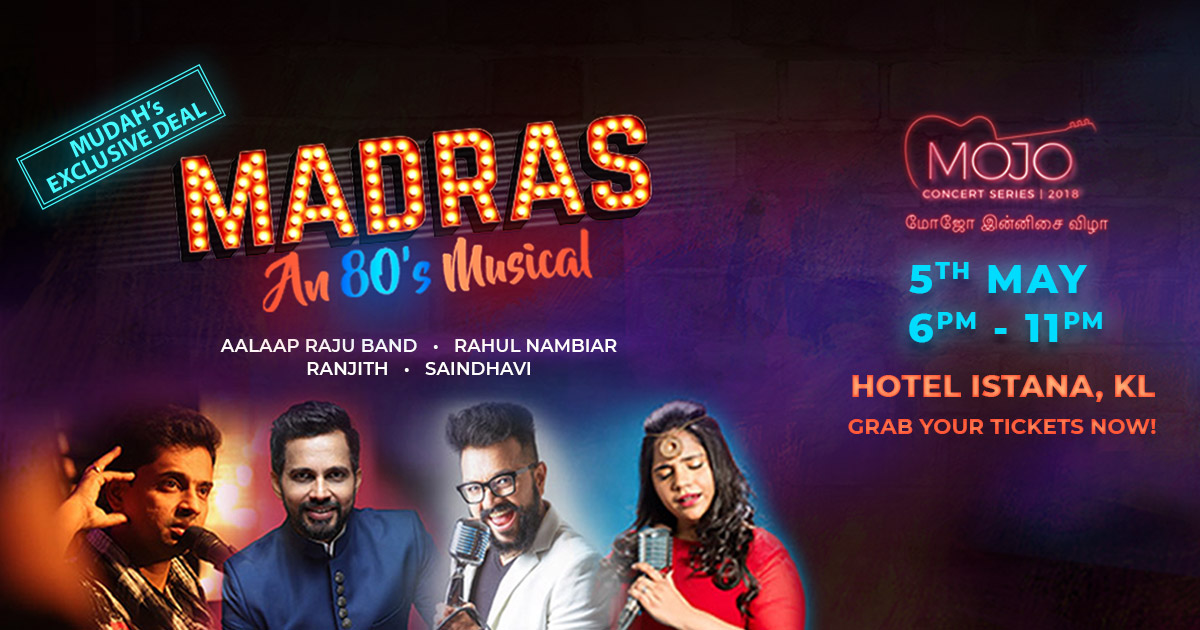 Madras: An 80's Musical Ticket 