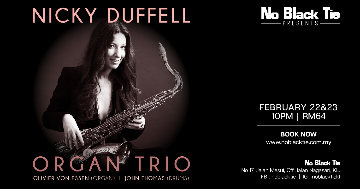 Nicky Duffell Organ Trio Ticket 