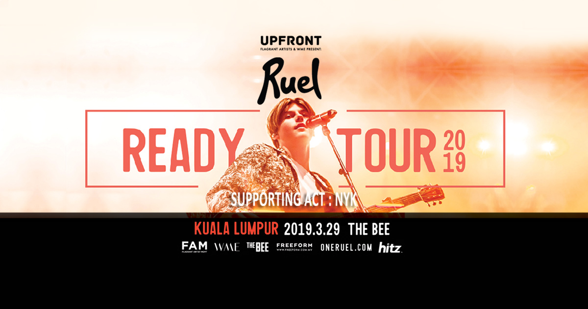 Upfront presents Ruel Ticket 