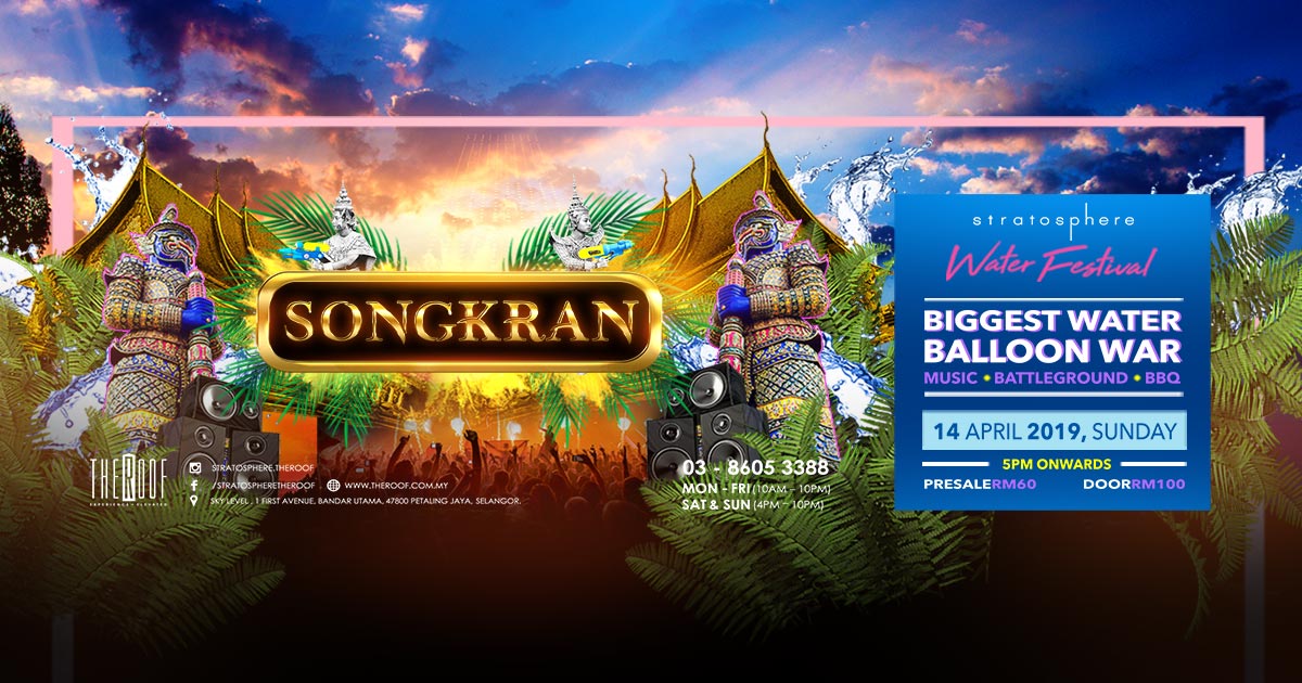 Stratosphere Songkran Water Festival Ticket 