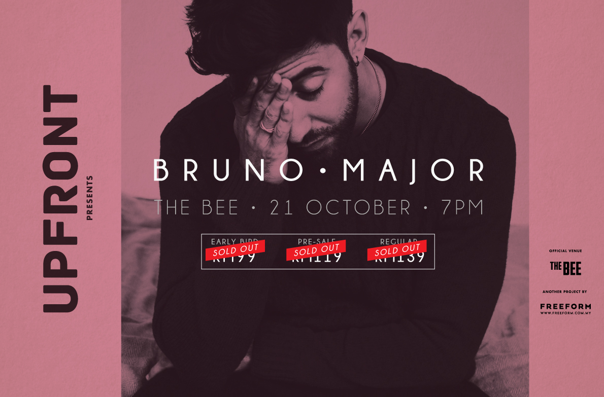 Upfront presents Bruno Major Ticket 