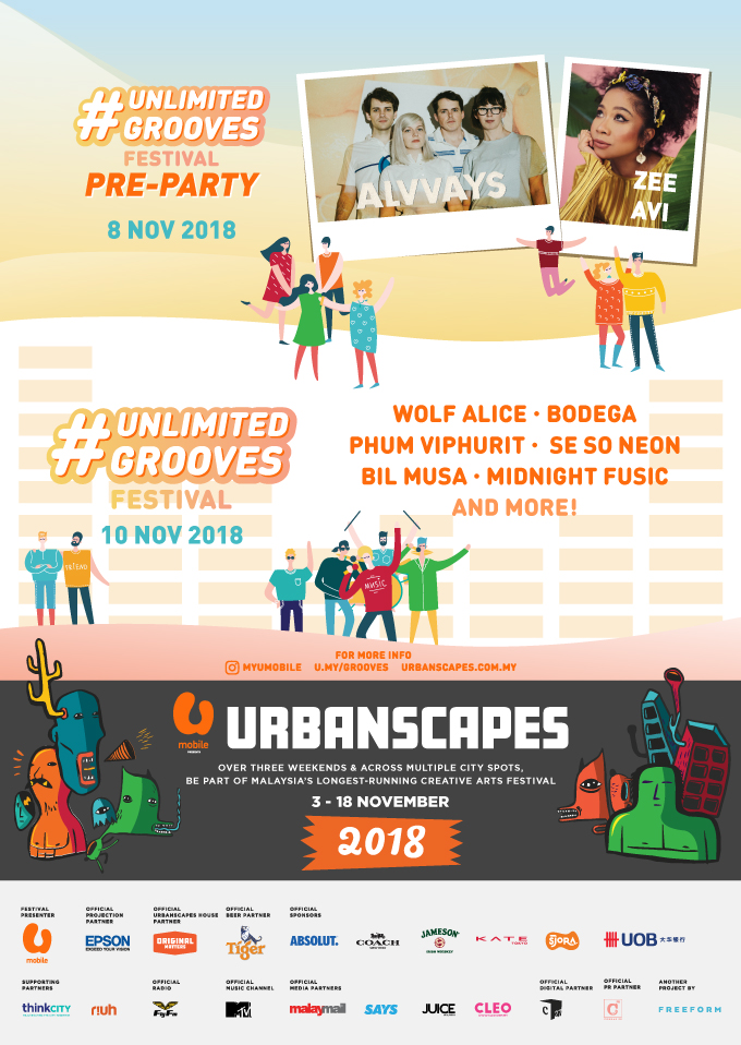 Urbanscapes 2018: Unlimited Grooves Festival by U Mobile