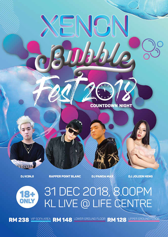 Xenon Bubble Fest 2018