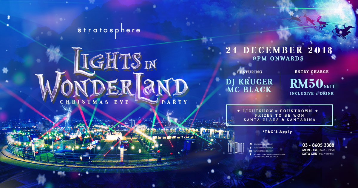 Lights in Wonderland Christmas Eve Party Ticket 